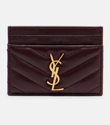 Cassandre matelassé leather card holder | Saint Laurent