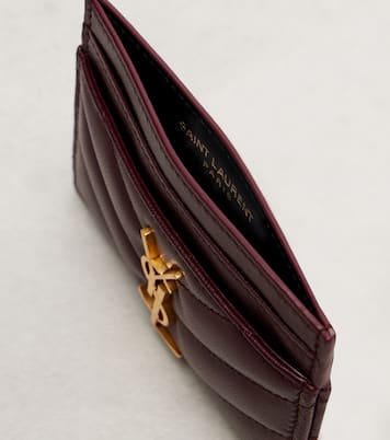 Cassandre matelassé leather card holder | Saint Laurent