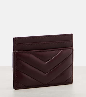 Cassandre matelassé leather card holder | Saint Laurent