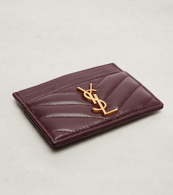 Cassandre matelassé leather card holder | Saint Laurent