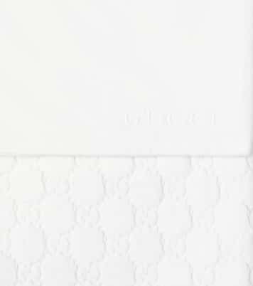 Baby GG padded cotton-blend blanket | Gucci Kids