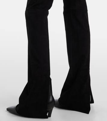 Schlaghose Kam 24 aus Veloursleder | Stouls