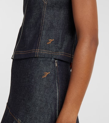 Top aus Denim | Jacquemus