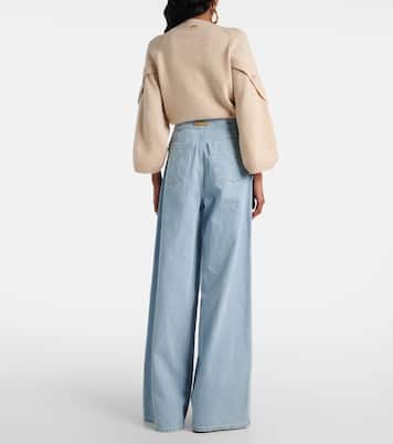 Affari high-rise wide-leg jeans | Max Mara