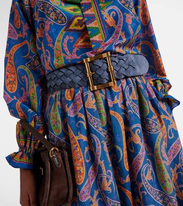 Wendbarer Gürtel Ardiglione aus Veloursleder | Etro