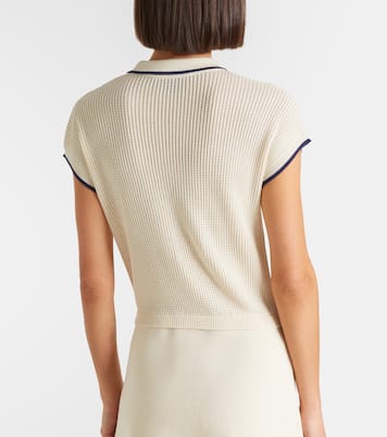 Chez Valentino cotton-blend minidress | Valentino