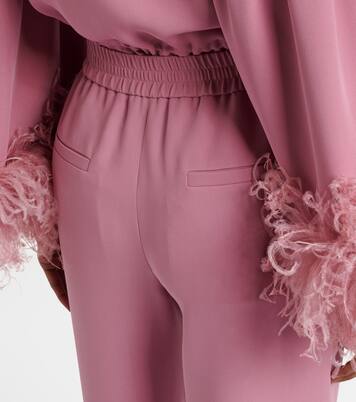 Weite Hose aus Cady Couture | Valentino