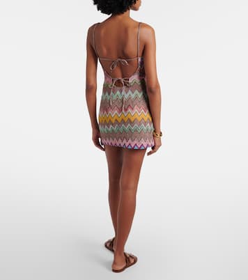 Abito corto con lamé a zig zag | Missoni