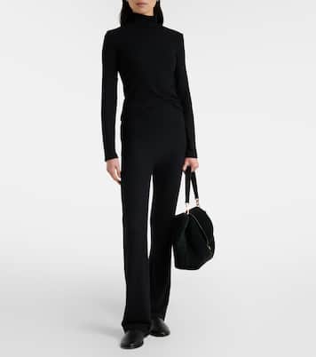 Lauren turtleneck jersey top | Leset