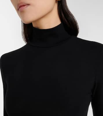 Lauren turtleneck jersey top | Leset
