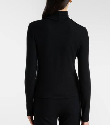 Lauren turtleneck jersey top | Leset