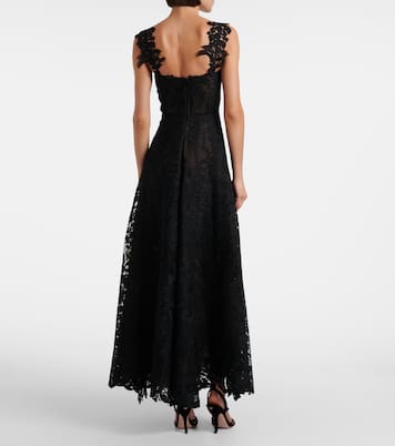Guipure lace bustier gown | Oscar de la Renta