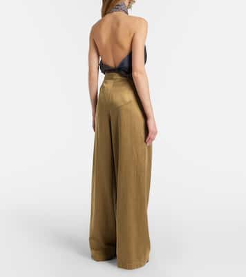 Pantalon ample à taille haute | Dries Van Noten