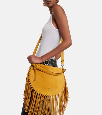 Oskan fringed suede shoulder bag | Isabel Marant