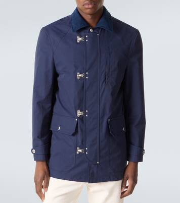 Veste imperméable en coton mélangé | Brunello Cucinelli