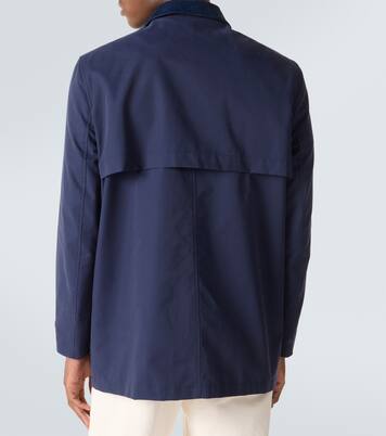 Veste imperméable en coton mélangé | Brunello Cucinelli