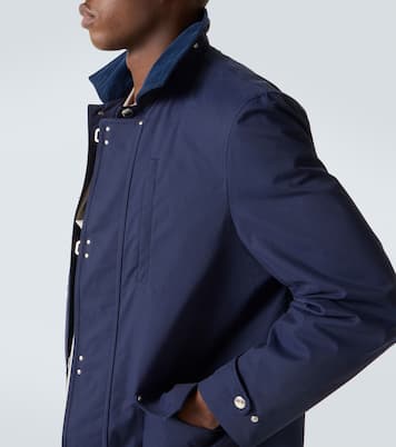 Veste imperméable en coton mélangé | Brunello Cucinelli