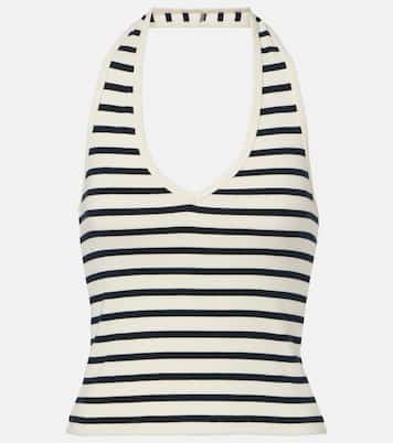 توب من القطن بخطوط بياقة هالتر Britt | Nili Lotan