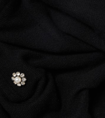 Embellished cashmere scarf | Simone Rocha