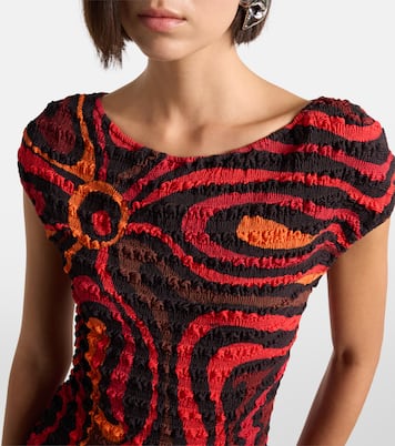 Vestido corto Marmo fruncido | Pucci