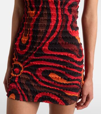 Vestido corto Marmo fruncido | Pucci