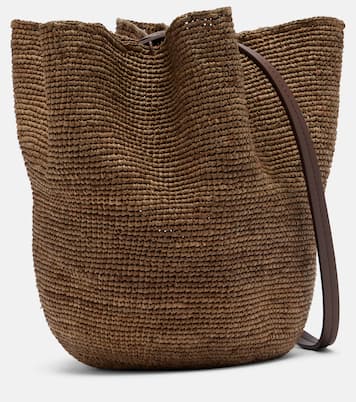 Schultertasche HatBag aus Raffiabast | Ruslan Baginskiy