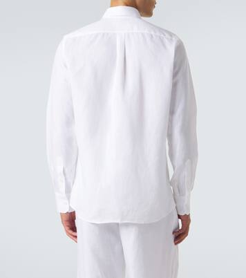 Camicia in lino con ricamo | Dolce&Gabbana