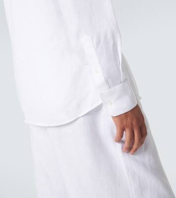 Camicia in lino con ricamo | Dolce&Gabbana