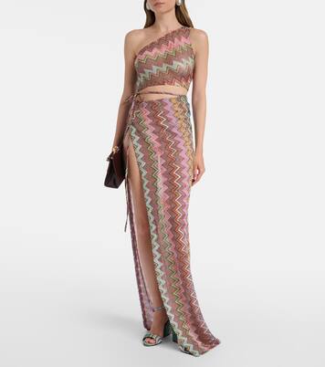 Cuñas Julia de lamé en zigzag | Missoni