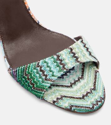 Cuñas Julia de lamé en zigzag | Missoni