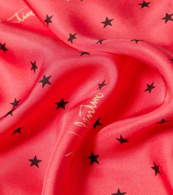 Printed silk twill scarf | Valentino