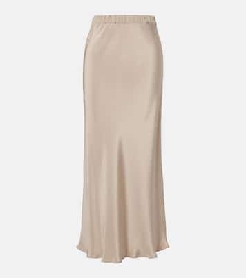 Silk satin slip skirt | Max Mara