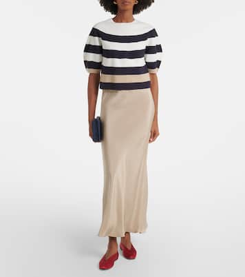 Silk satin slip skirt | Max Mara