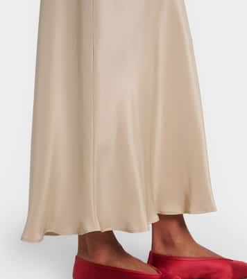 Silk satin slip skirt | Max Mara