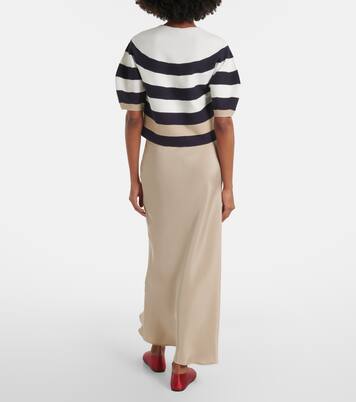 Silk satin slip skirt | Max Mara