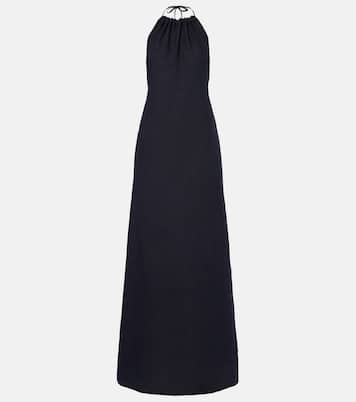 Lelia halterneck linen maxi dress | Nili Lotan