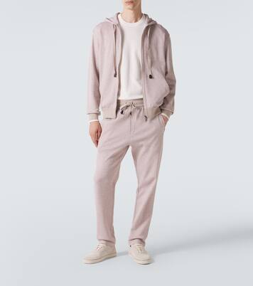 Cotton-blend zip-up hoodie | Brioni