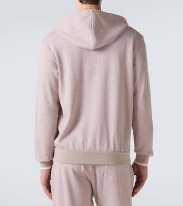 Cotton-blend zip-up hoodie | Brioni