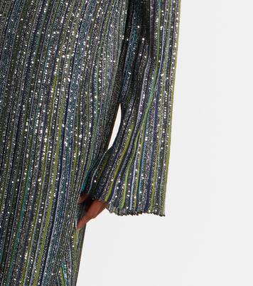 Striped lamé gown | Missoni