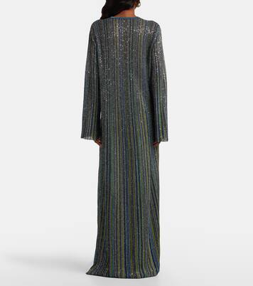 Striped lamé gown | Missoni