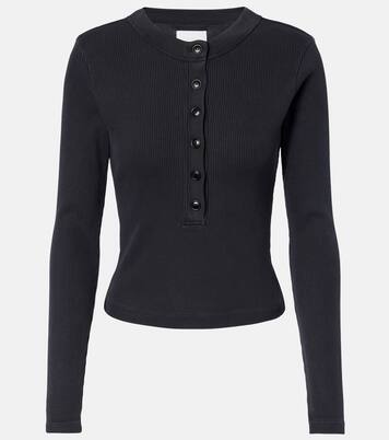 Varra ribbed-knit jersey Henley shirt | Citizens of Humanity