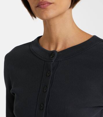 Varra ribbed-knit jersey Henley shirt | Citizens of Humanity