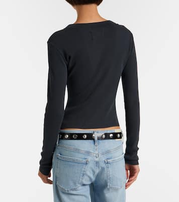 Varra ribbed-knit jersey Henley shirt | Citizens of Humanity