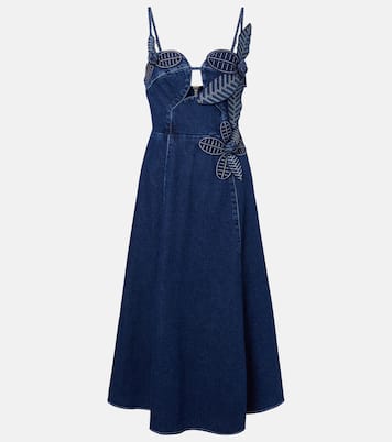Robe en denim à appliqués | Farm Rio