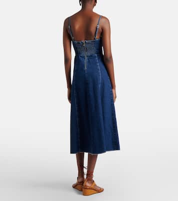 Robe en denim à appliqués | Farm Rio