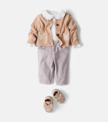 Baby Schuhe Mileau aus Metallic-Leder | Donsje