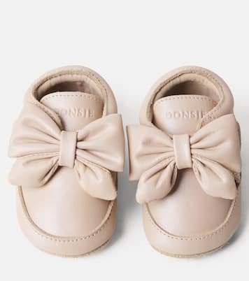 Baby Schuhe Mileau aus Metallic-Leder | Donsje