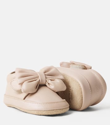 Baby Schuhe Mileau aus Metallic-Leder | Donsje