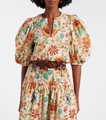 Top Florielle en coton floral | Ulla Johnson