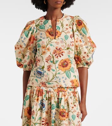 Top Florielle en coton floral | Ulla Johnson